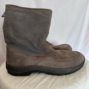 L.L. Bean Men’s Like New Gray Suede Rain & Snow Boots. Size 9 1/2